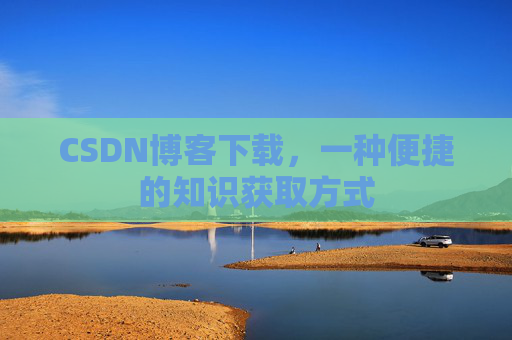 CSDN博客下载，一种便捷的知识获取方式