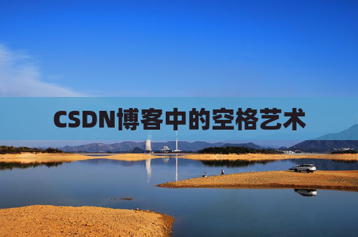 CSDN博客中的空格艺术